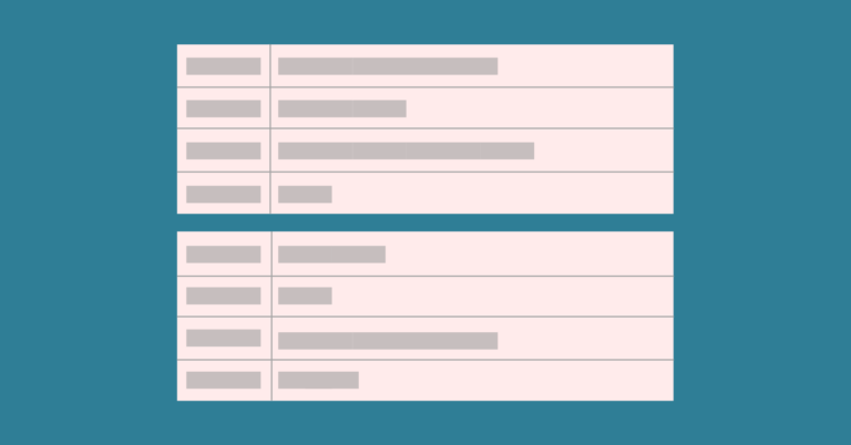 stackable tables in WordPress