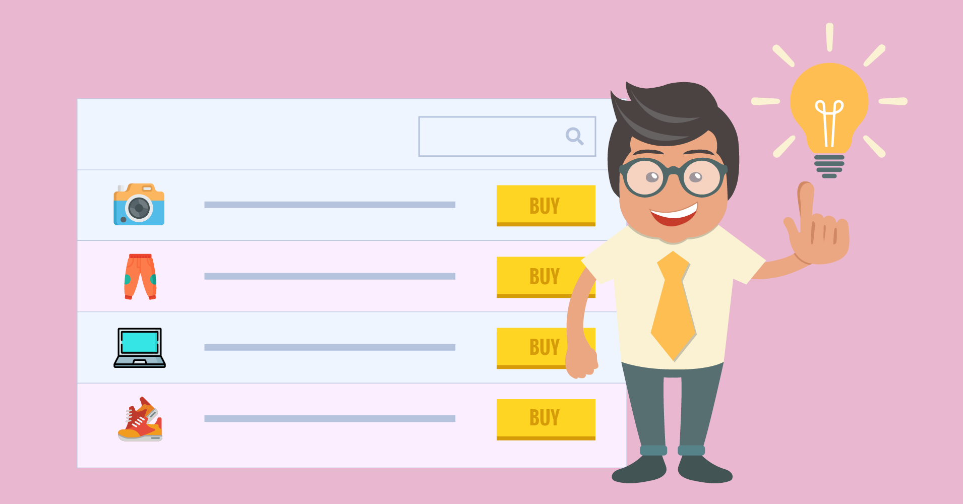 WooCommerce product table in WordPress