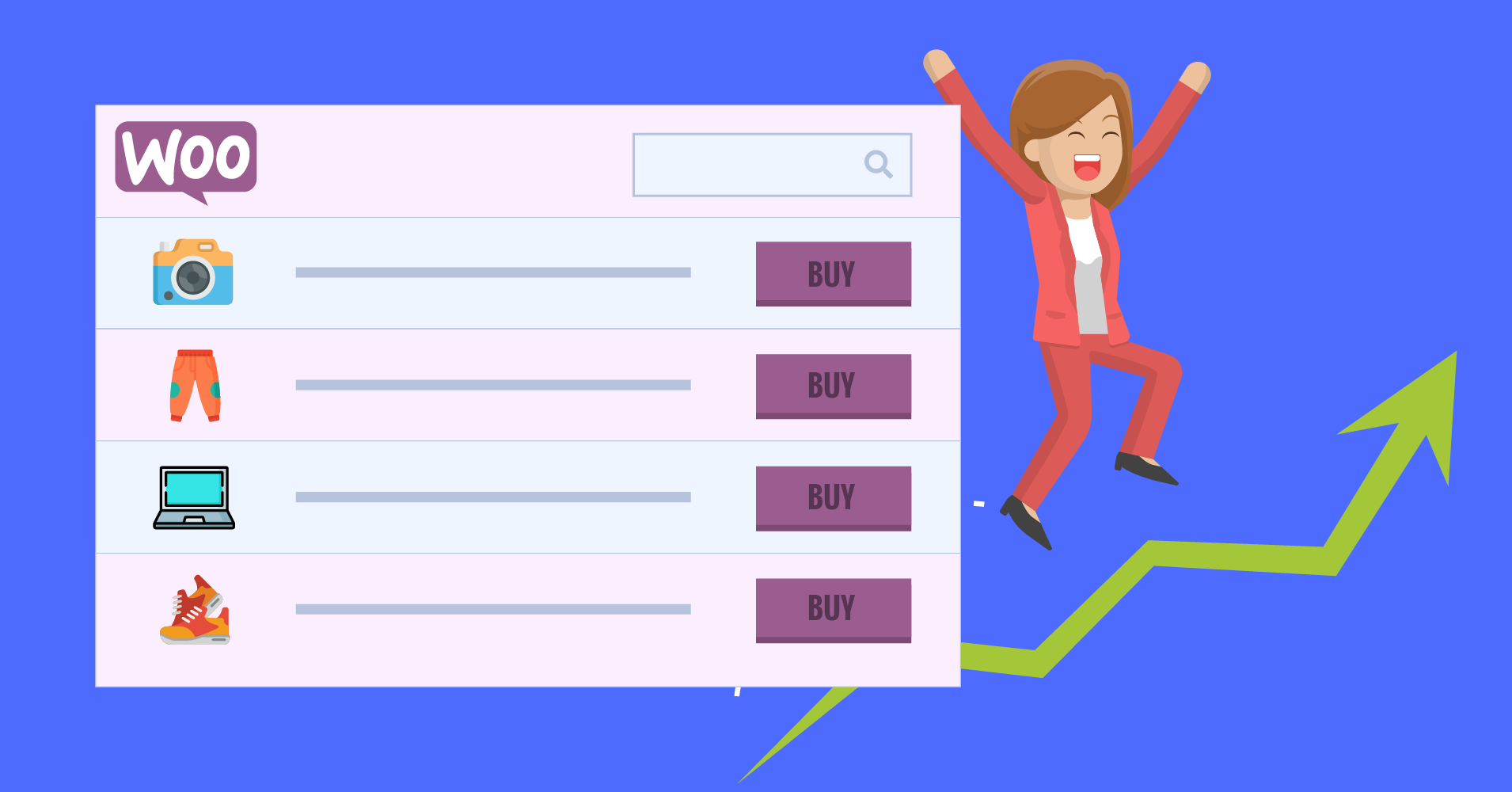 Ninja Tables product table in WooCommerce
