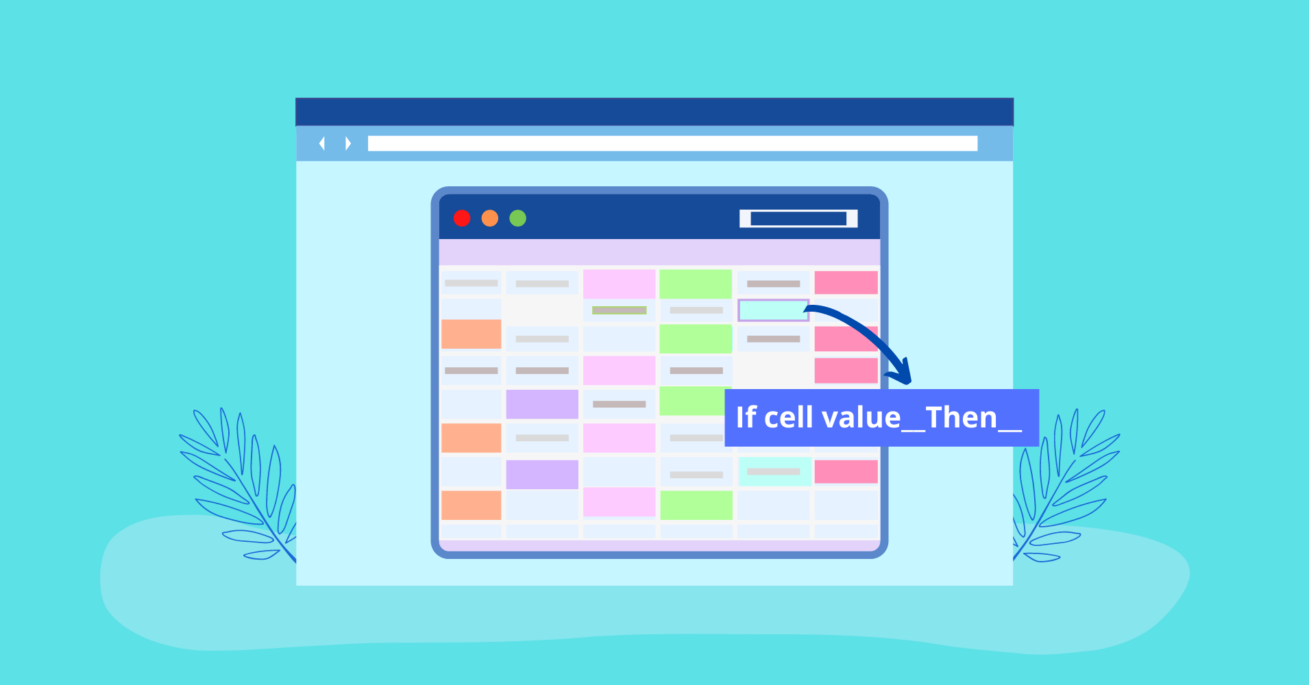 how to use conditional formatting in online tables