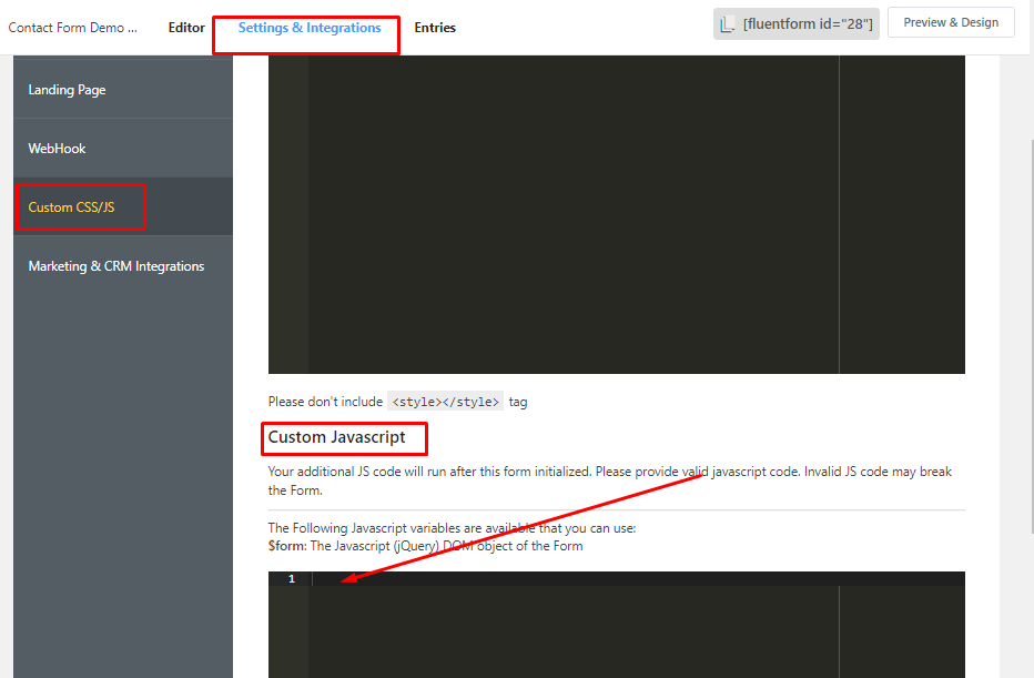 Custon js of fluent form.png