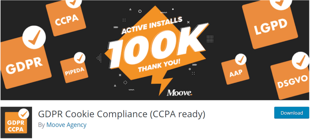 Moove Agency GDPR cookie compliance