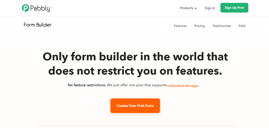 Pabbly form builder for survey