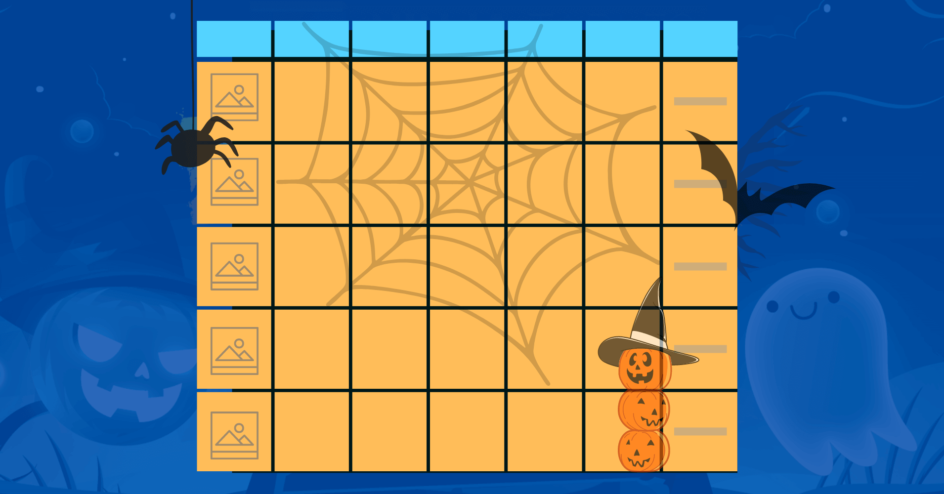 Halloween marketing Tips to Design Ninja Tables