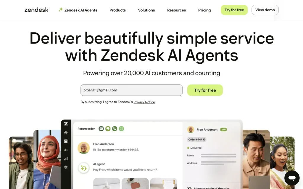 zendesk help desk software