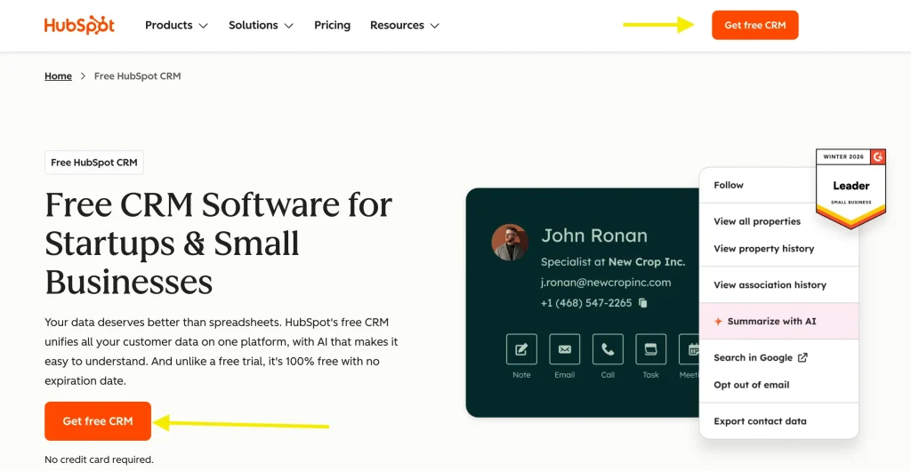 HubSpot CTA - removing the friction