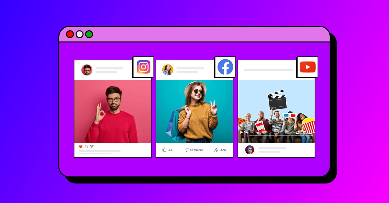 Embed social media feeds