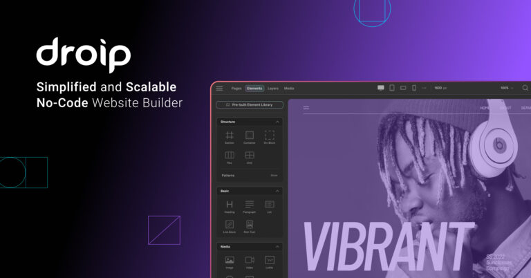 Build websites with Droip