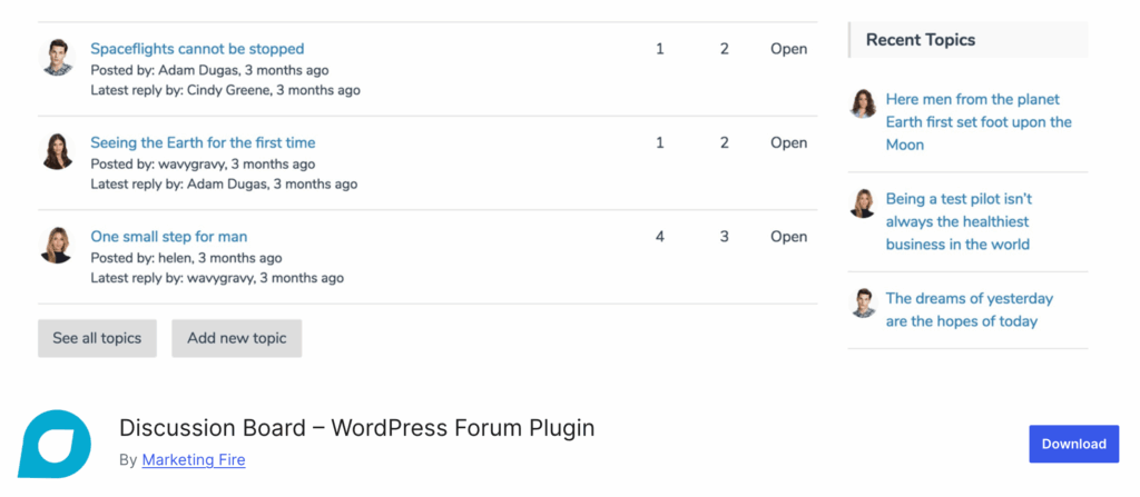 Discussion Board - WordPress Forum Plugin