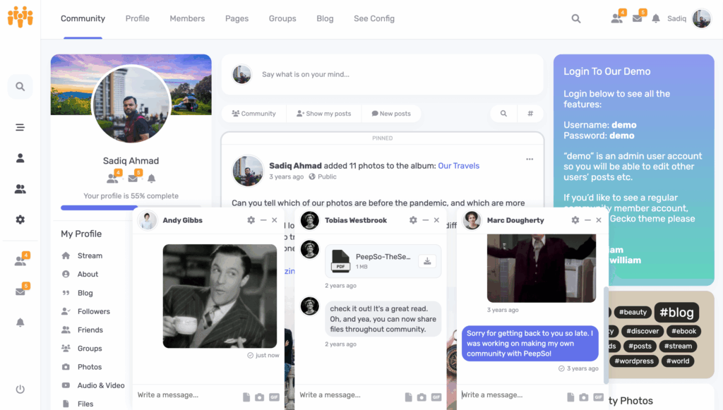 PeepSo WordPress Community Plugin