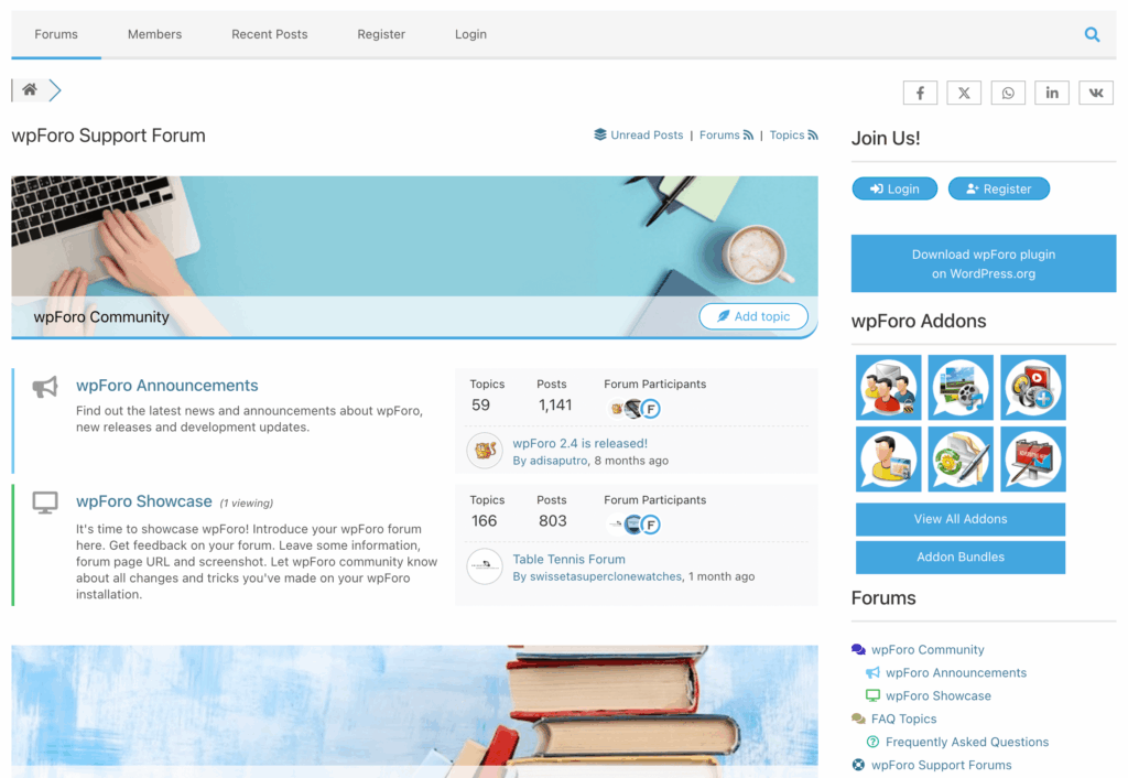 wpForo Support Forum