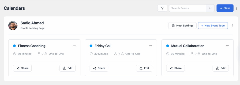 Create multiple events with FluentBooking