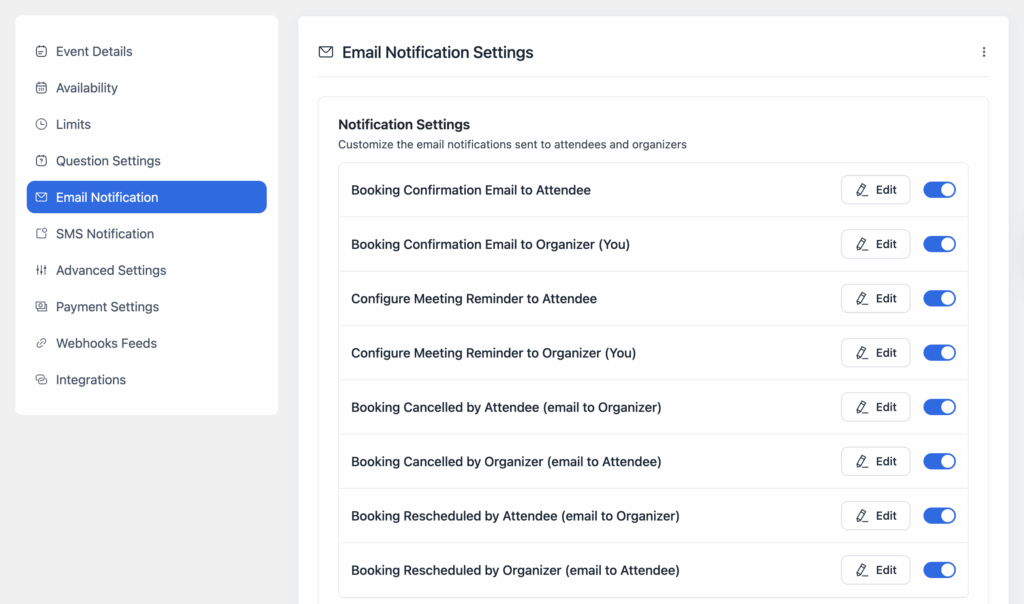 Automate email notifications from FluentBooking