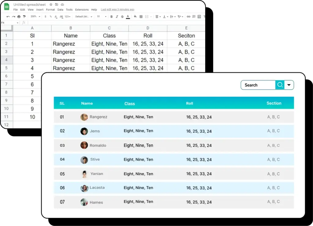 Google Sheets Auto-sync