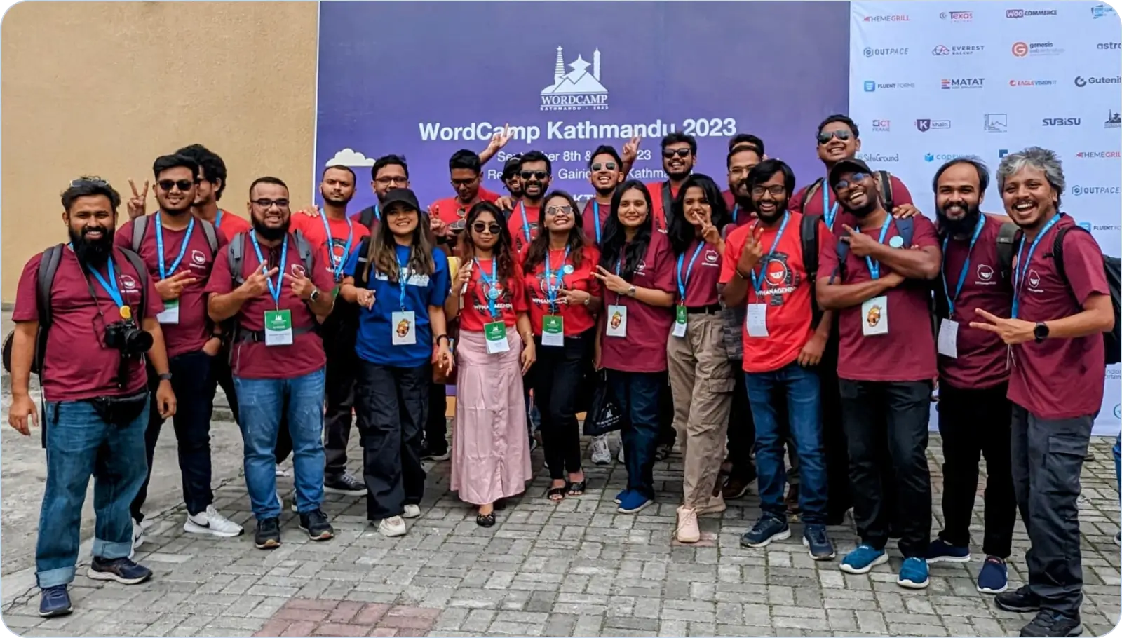 WP Manage Ninja team attend wordcamp kathmandu2023