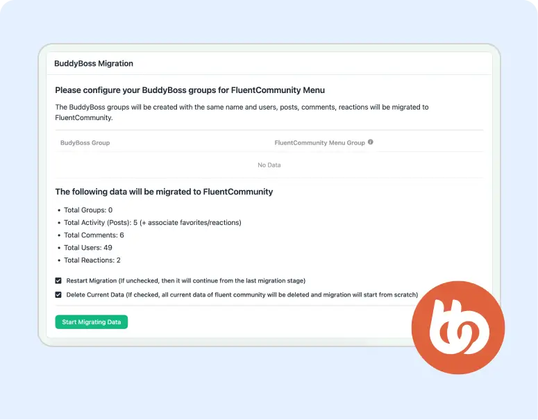 BuddyBoss Migration