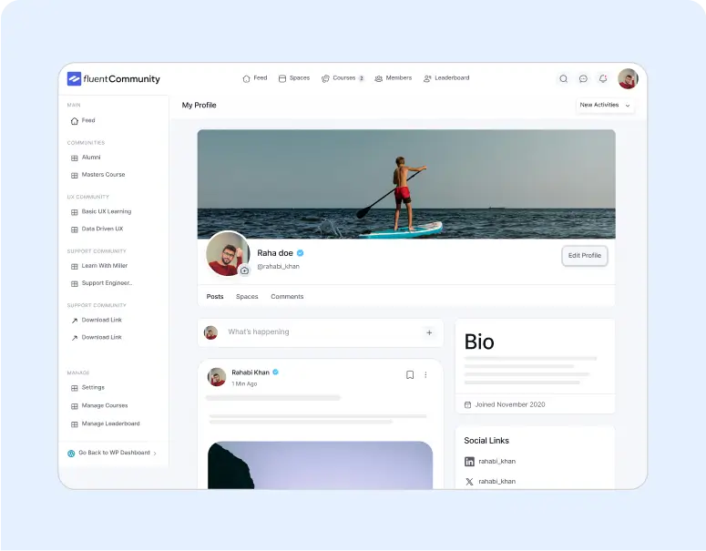 Comprehensive User Profile