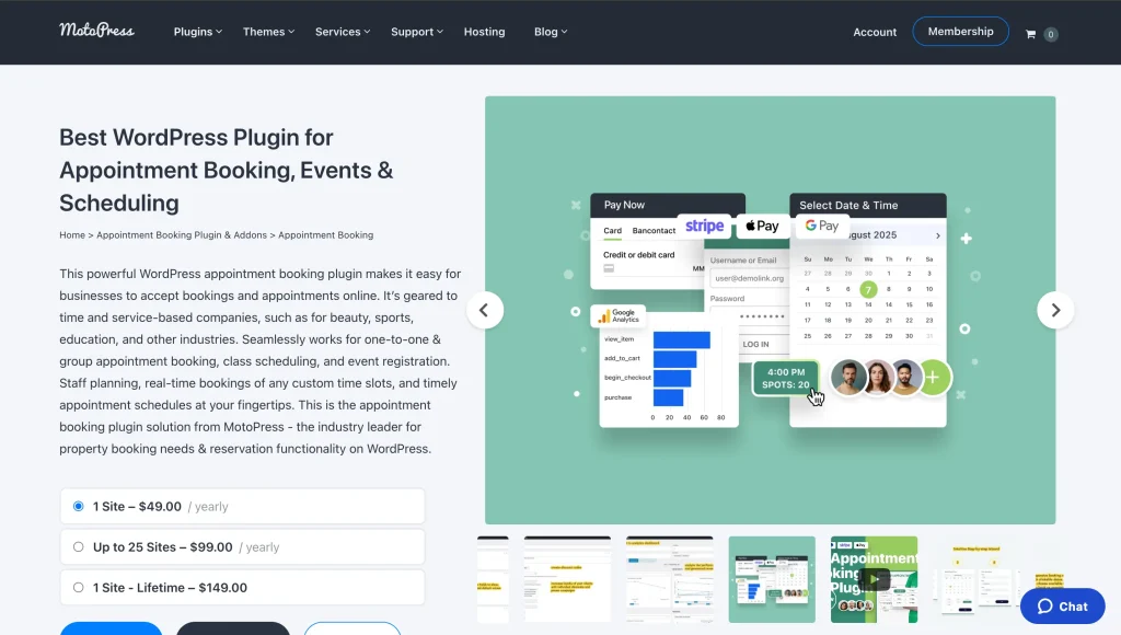 MotoPress Appointment Booking