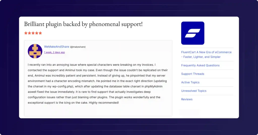 Plugin Review for FluentCart by WPManageNinja