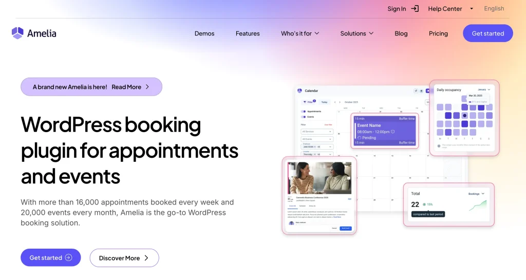Amelia Appointment Booking Plugin